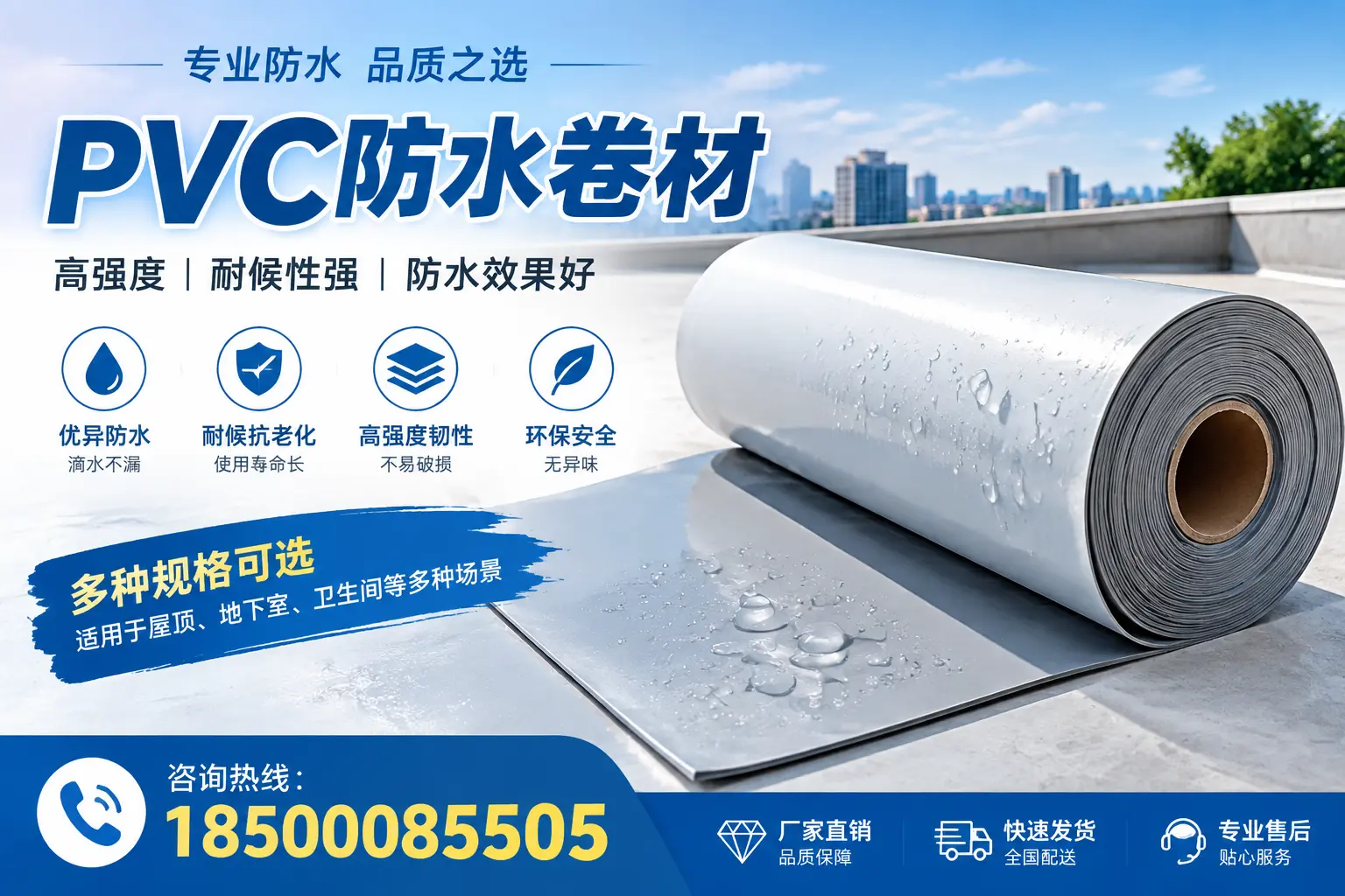 选用PVC防水卷材时需要避开的常见误区，特别是在遂宁